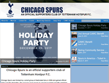 Tablet Screenshot of chicagospurs.org